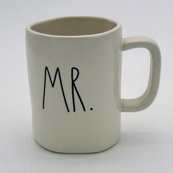 Rae Dunn Mr. Mug Coffee White Black Lettering Ceramic Perfect Gifts Collections - Picture 4 of 8